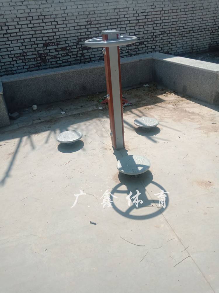 塑木健身路径 小区健身器材 公园运动锻炼设备 漫步机 腰背按摩训练器 休闲区健身路径(图5)